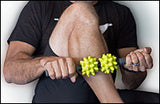 Rumble Roller BRXT2 Beastie Bar 2 X-Firm Beastie Balls Deep Tissue Massage Stick