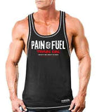 NEW Mens Workout MONSTA Bodybuilding Wear PAIN Racerback Tank Top Gym Clothing