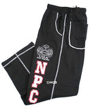 Mens Workout Sweat Pants NPC Bodybuilding Wear Fleece Sweatpants Gym Clothing