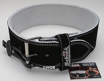 Schiek L6011 Powerlifting Competition Power Belt Suede Leather 1 Prong ALL SIZES