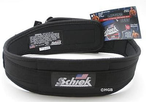 NEW Schiek Model 2004 Nylon Black 4.75" Wide Lifting Belt Patented VelcroClosure