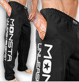 NEW Mens Workout MONSTA UNLEASH Sweatpants Bodybuilding Clothing Sweat Pants