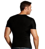 INSTASLIM Compression Mens Slimming Crew Neck Under Shirt All Sizes Colors NEW