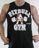 Pitbull Gym Bodybuilding Clothing 100% COTTON Workout Cut Graphic Tank Top Mens