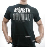 NEW Mens Graphic Tee MONSTA Bodybuilding Wear SWOLE T Shirt Gym Clothing