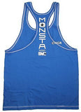 Mens Workout MONSTA Bodybuilding Gym Clothing Unleash Beast Racerback Tank Top