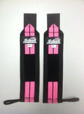 NEW Schiek Black Line12" Heavy Duty Weight Lifting Wrist Wraps Womens Pink 1112P
