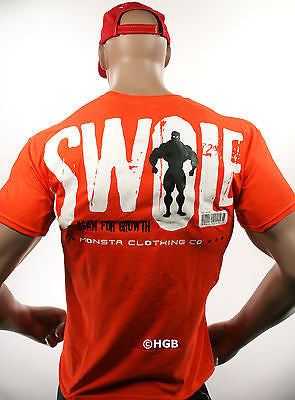 NEW Mens Graphic Tee MONSTA Bodybuilding Wear SWOLE T