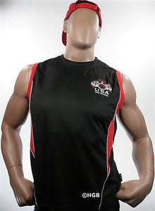 Men Sleeveless Shirts Tank Tops Cotton Basketball Gym Fitness
