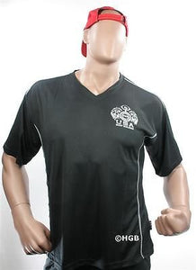 NEW Mens Workout NPC Bodybuilding Wear V-Neck Dri-Fit Shirt Gym Clothing AllSize