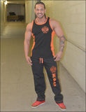 Mens Workout Sweat Pants NPC Bodybuilding Wear Fleece Sweatpants Gym Clothing