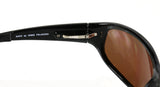 Napa by Hobie Polarized Sunglasses Brown Lens Black Frame 100% UVA UVB UVC NEW
