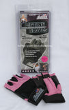 NEW Schiek Weight Lifting 520P Womens Pink Cross Training Gloves Velcro Wrist
